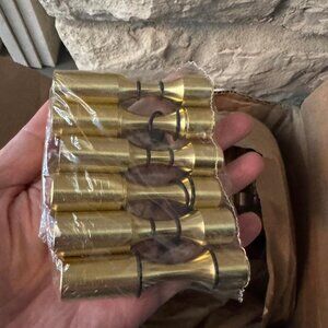 Wine Pegs 5 Pairs ( 10 pcs ) holds 5 bottles Color Gold